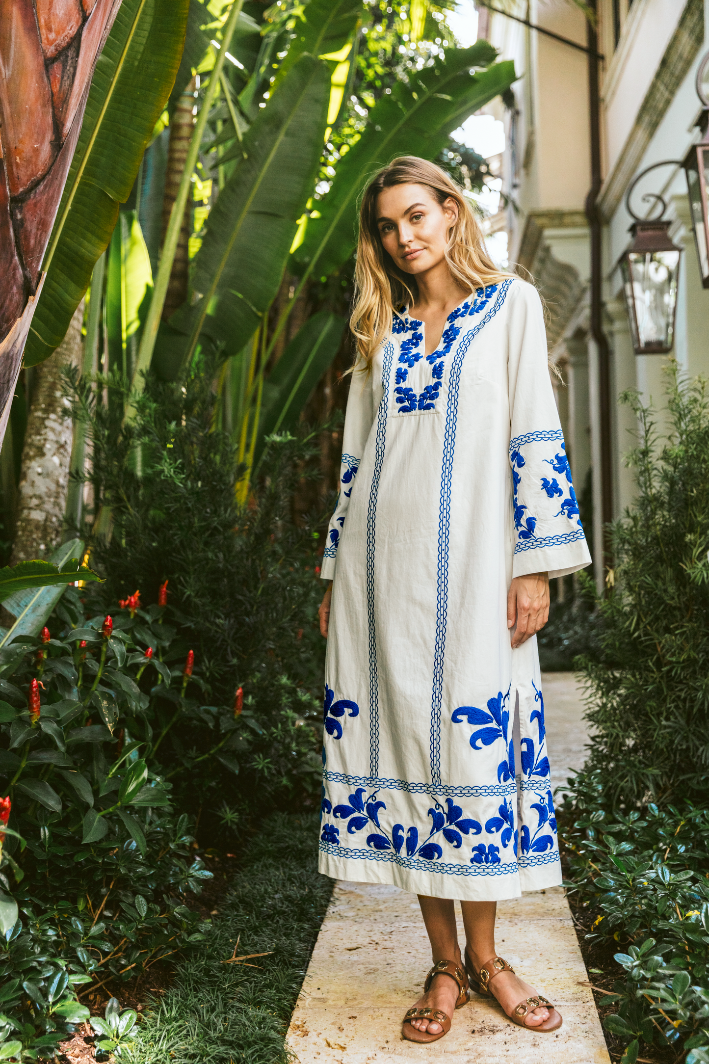 Roller Rabbit Freesia Embroidery Astrella Kurta