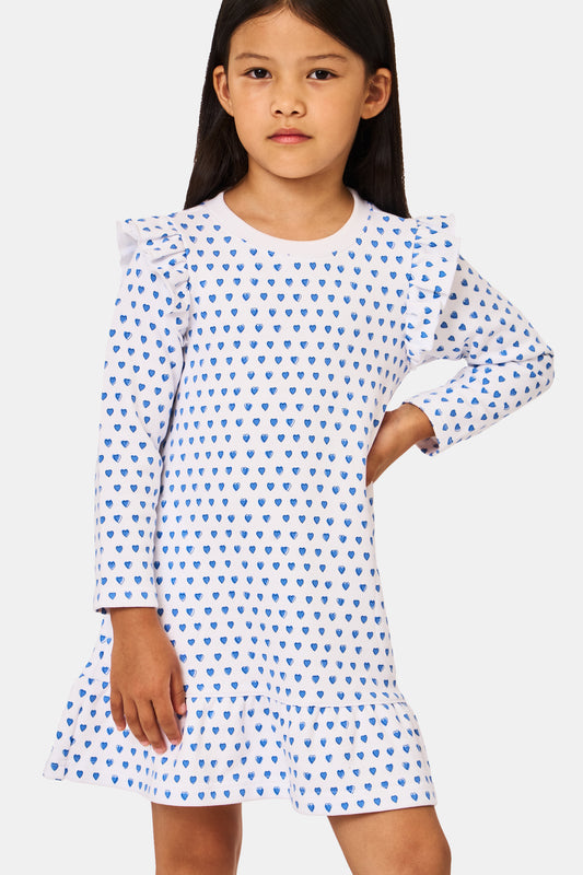 Roller Rabbit Blue Kids Hearts Isa Dress view 2
