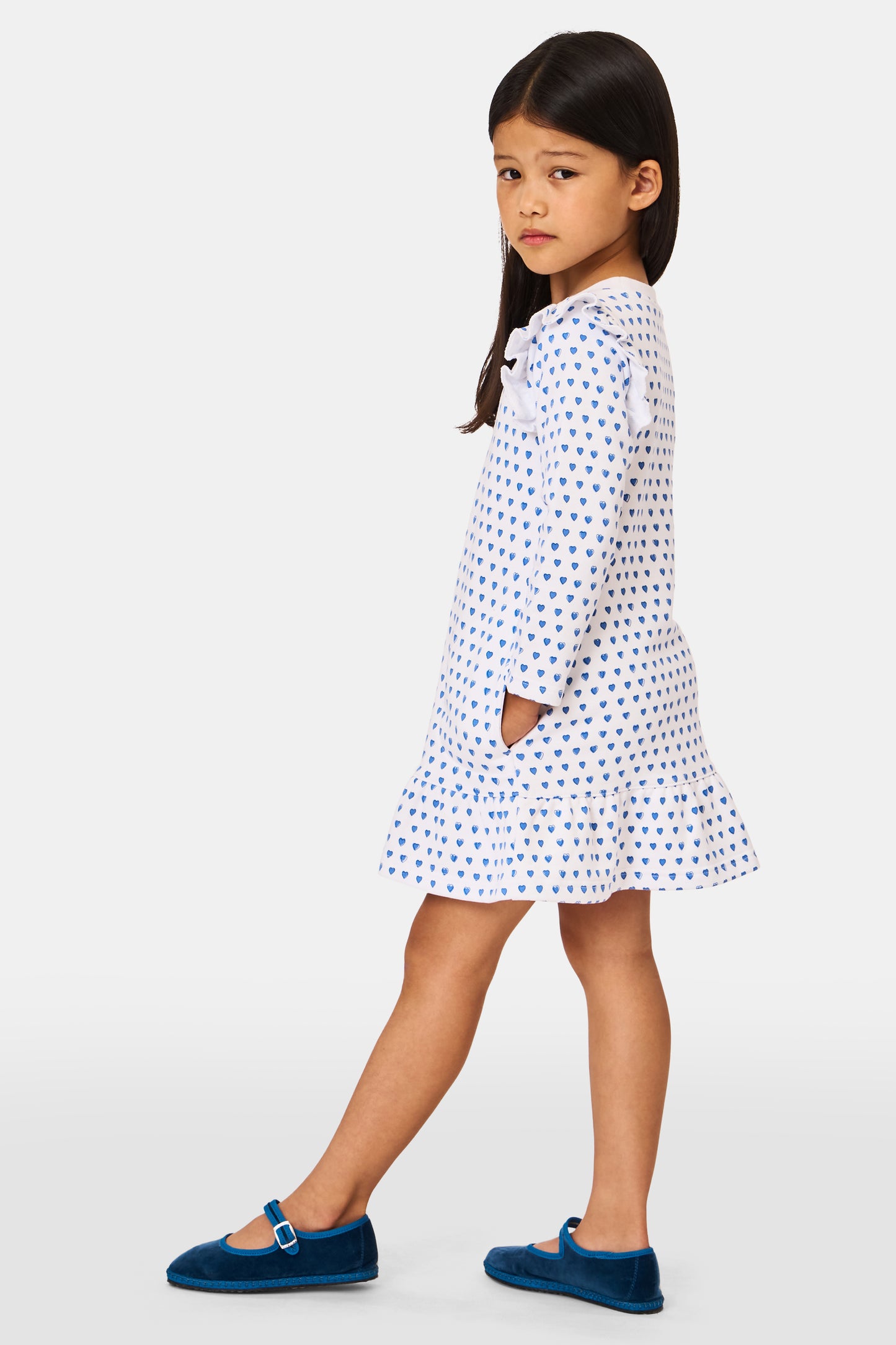 Roller Rabbit Blue Kids Hearts Isa Dress view 5