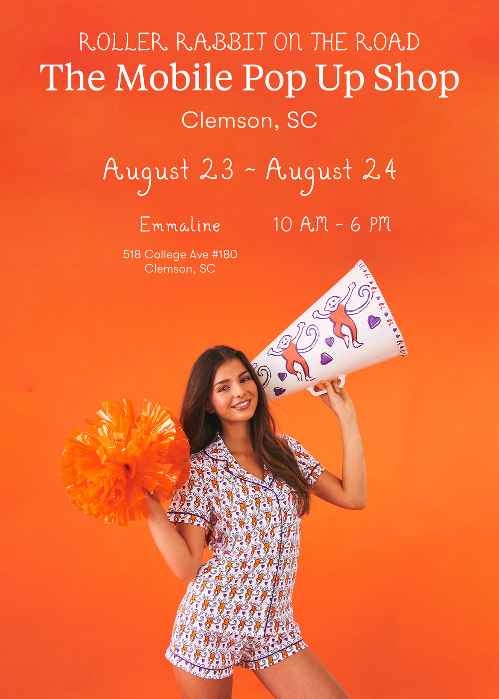 Clemson Mobile Pop Up Shop – Roller Rabbit