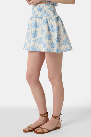 Roller Rabbit x Hill House Blue Sherwood Forrest Monkey Delphine Mini Nap Skirt