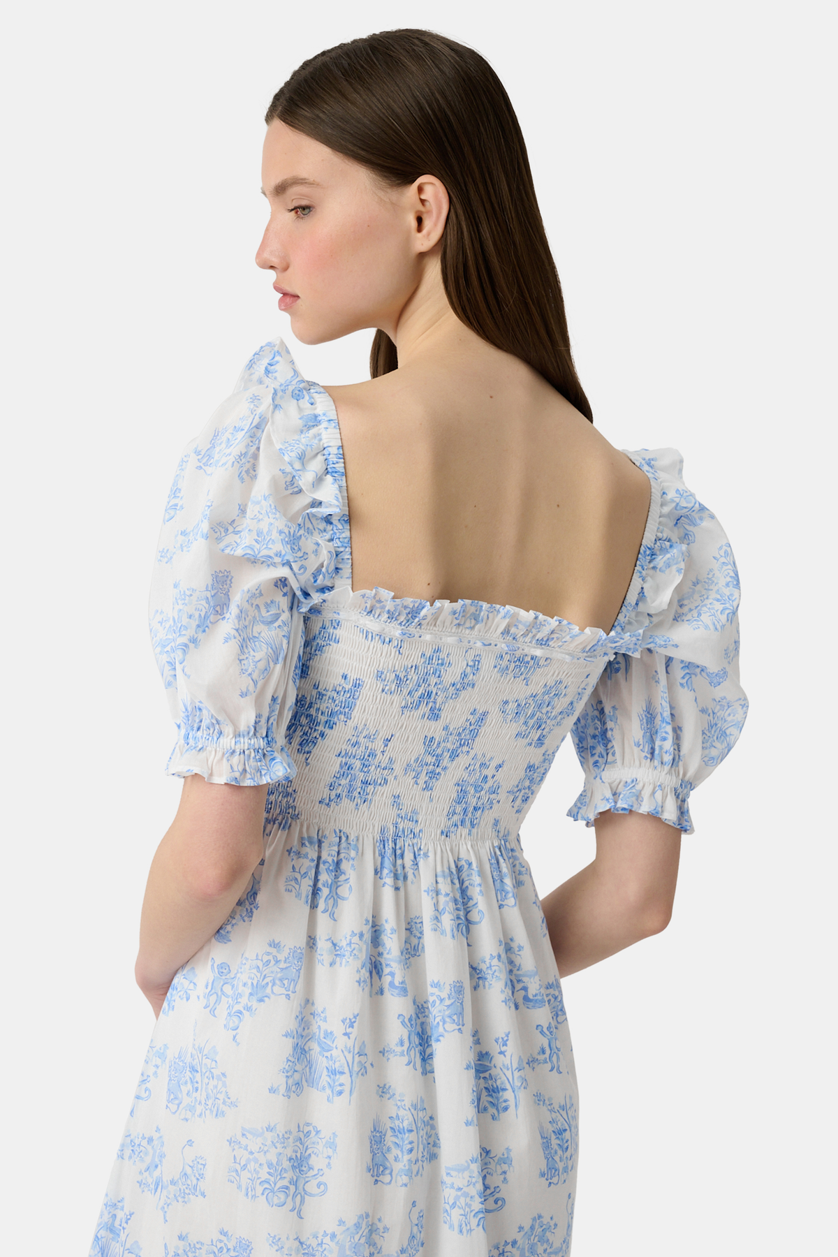 Sherwood Forest Monkey Scarlett Nap Dress | Roller Rabbit x Hill House