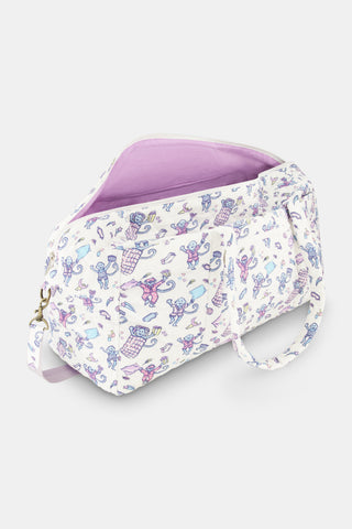 Roller Rabbit Lilac Slumber Party Quilted Weekender