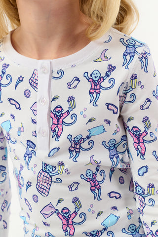 Roller Rabbit Lilac Kids Slumber Party Pajamas