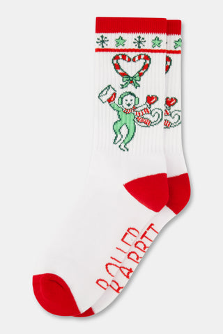 Snow Village Tube Socks