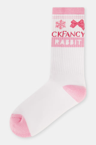 Roller Rabbit Pink Sugarplum Monkey Tube Socks