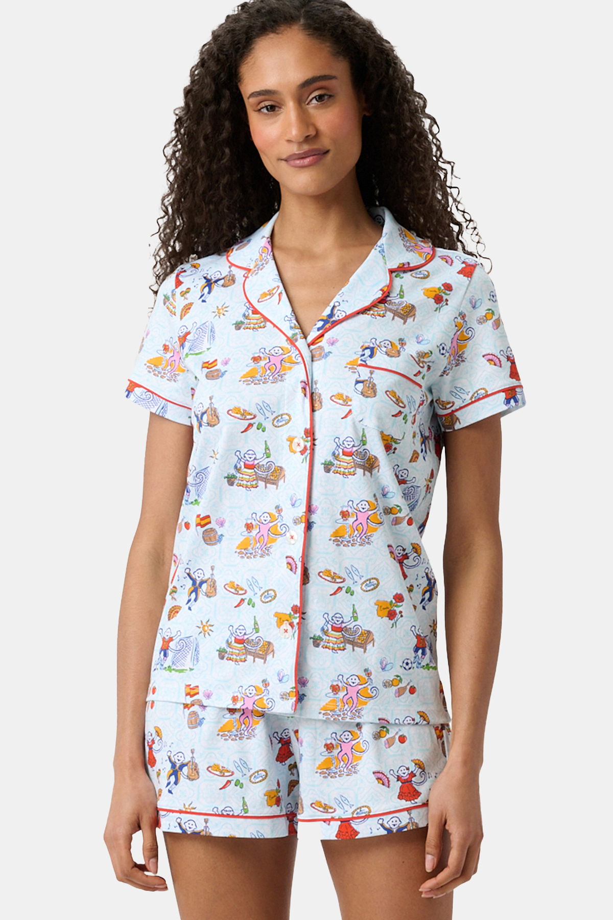 Spain Monkey Polo Pajamas | Roller Rabbit