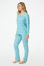 Roller Rabbit Blue Star Monkey Pajamas