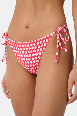 Roller Rabbit Red Starry Dot Isa Bikini Bottom