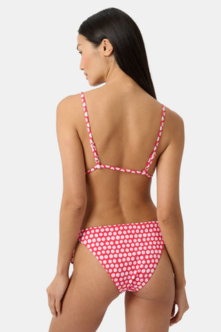 Roller Rabbit Red Starry Dot Isa Bikini Top