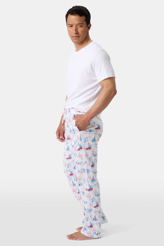 Roller Rabbit Blue Mens Star Spangled Monkey Simon Pant