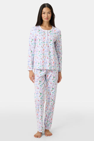 Roller Rabbit Blue Summer Club Pajamas