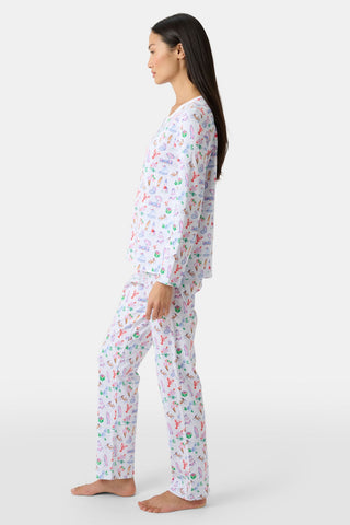 Roller Rabbit Blue Summer Club Pajamas