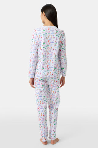 Roller Rabbit Blue Summer Club Pajamas