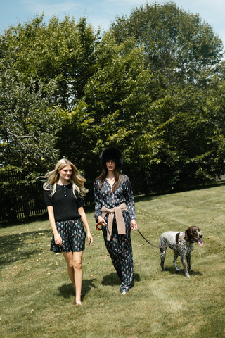 Wildflower Ditsy Fleet Skirt