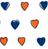 ORANGE/NAVY