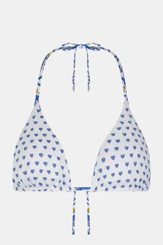 Roller Rabbit Blue Monkey/Hearts Serena Bikini Top