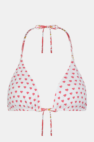 Monkey/Hearts Serena Bikini Top