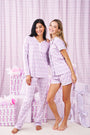 Roller Rabbit Pink Hoppy Polo Pajamas