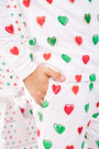 Roller Rabbit Mens Big Holiday Hearts Spencer Pajamas