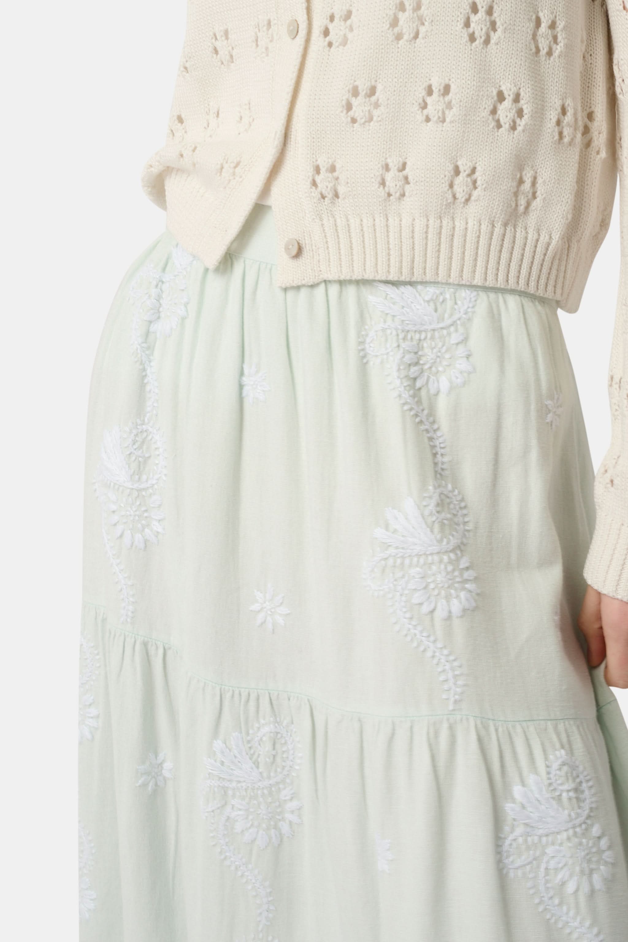 Vanna Embroidery Carlisa Skirt | Roller Rabbit