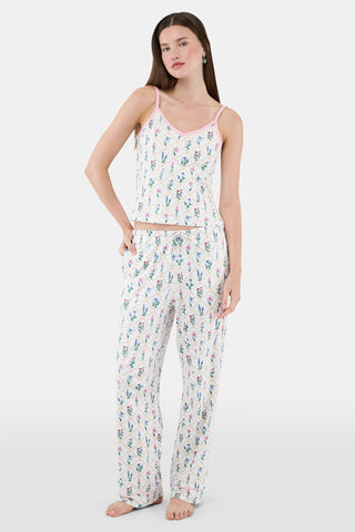 ROLLER RABBIT WHITE WILDFLOWER JEMINA JOANIE PAJAMAS