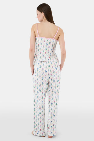 ROLLER RABBIT WHITE WILDFLOWER JEMINA JOANIE PAJAMAS