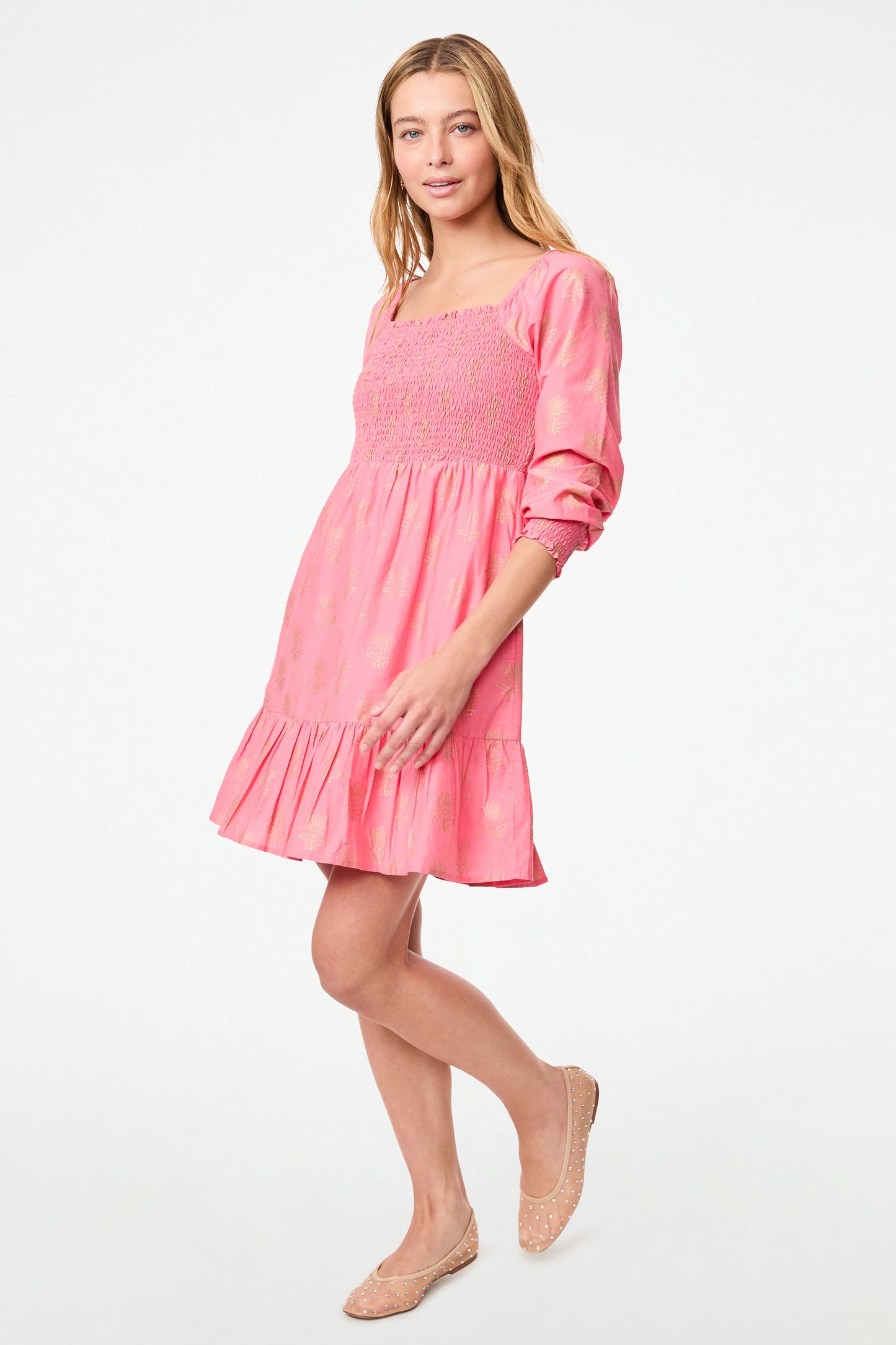 Roller Rabbit Pink Womens Avignon Merli Dress