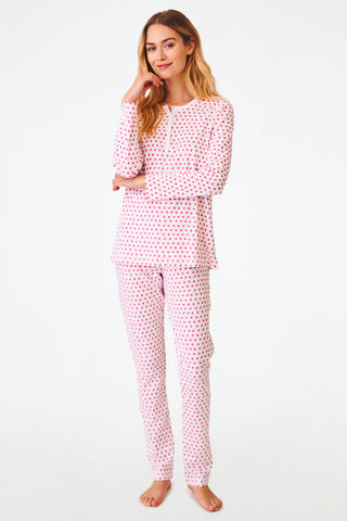 Roller Rabbit Pink Hearts Pajamas