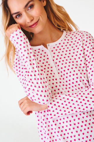 Roller Rabbit Pink Hearts Pajamas