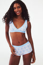 Roller Rabbit Blue Lovely Monkey Leroy Bralette 