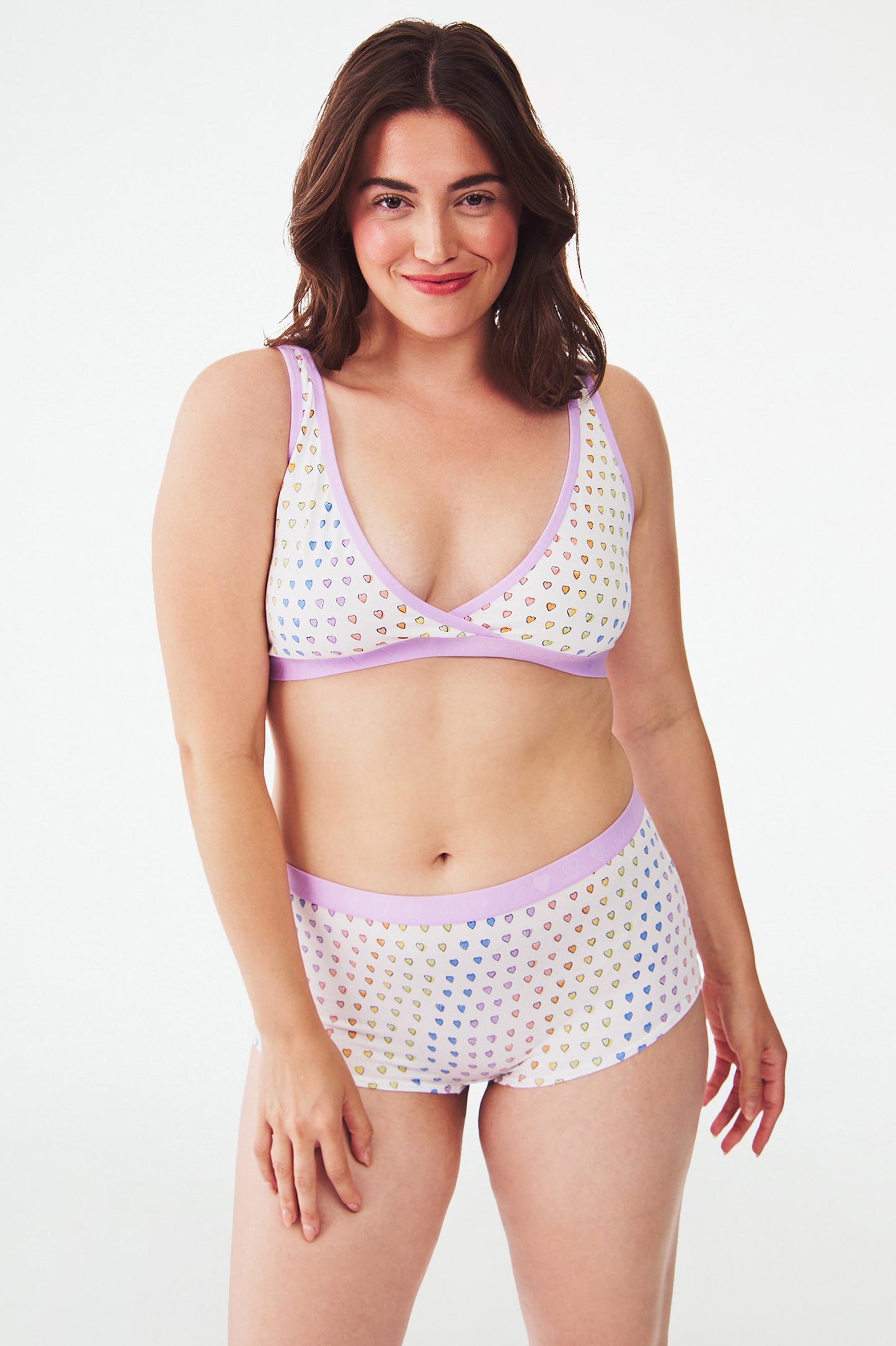 Roller Rabbit Disco Hearts Leroy Bralette