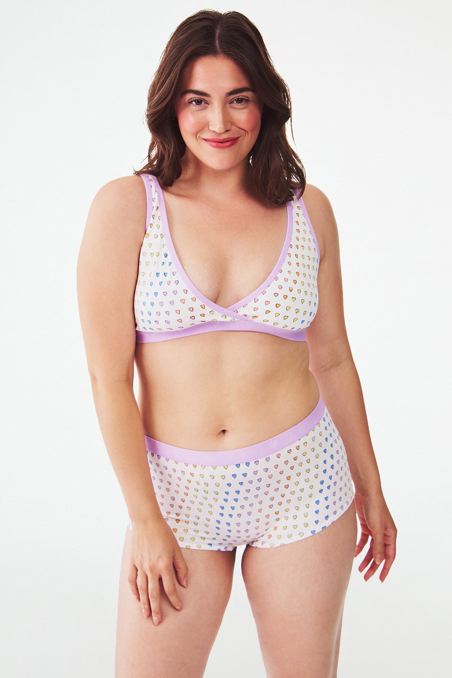 Roller Rabbit Disco Hearts Leroy Bralette