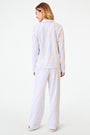 Roller Rabbit Disco Hearts Long Sleeve Polo Pajamas