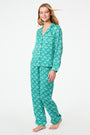 Roller Rabbit Emerald Jemina Loungewear Set