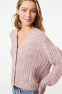 Roller Rabbit Mauve Andrea Cardigan