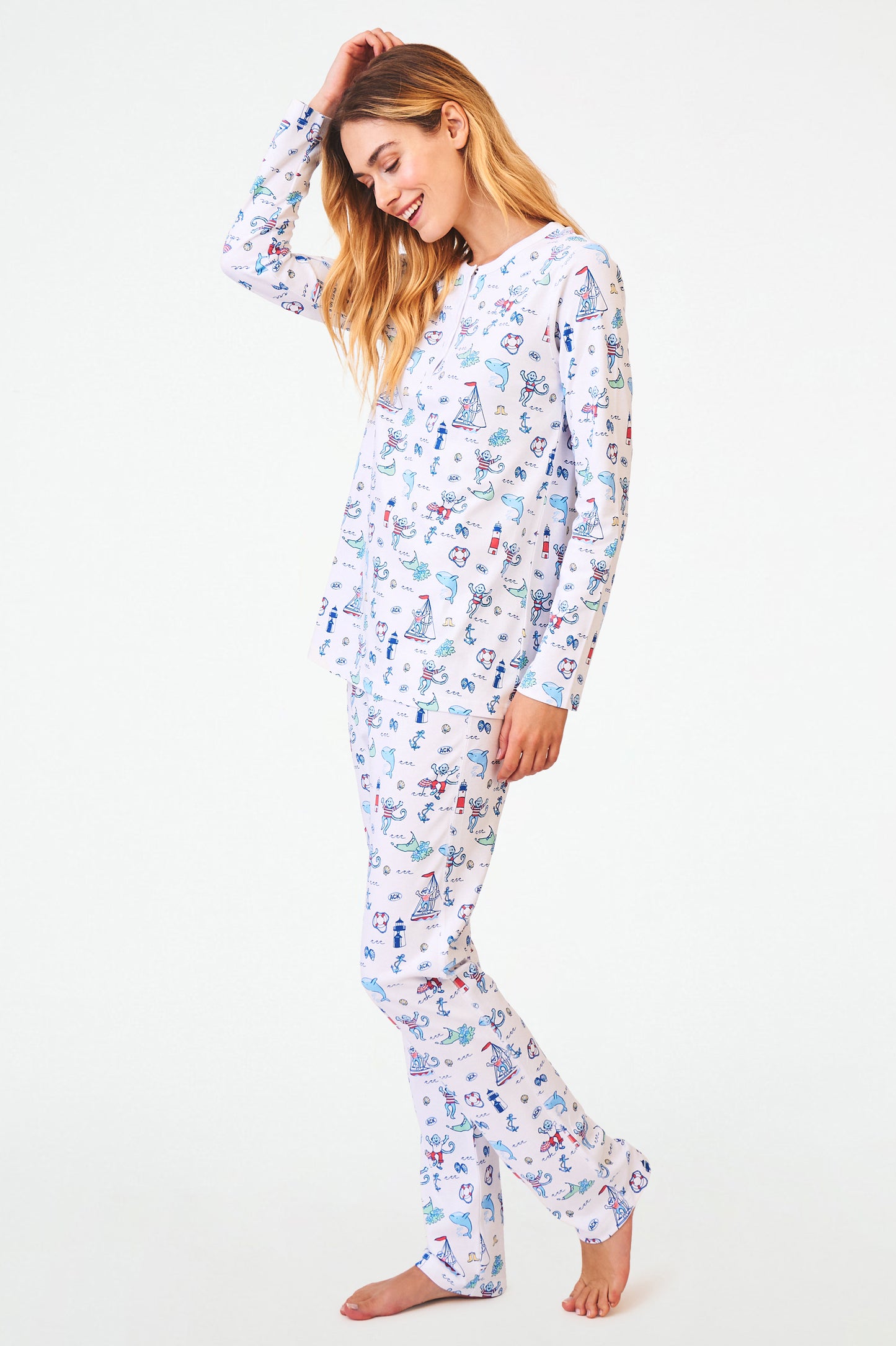 Roller Rabbit Nantucket Monkey Pajamas