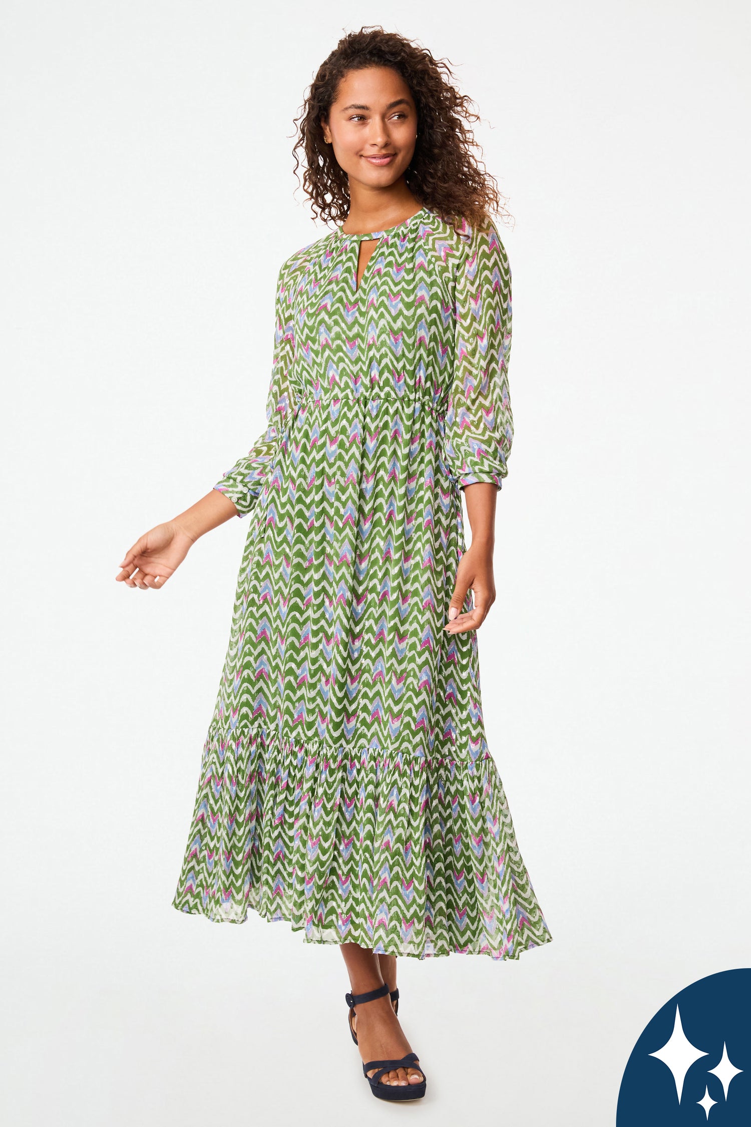 Roller Rabbit Olivia Ikat Imogen Dress