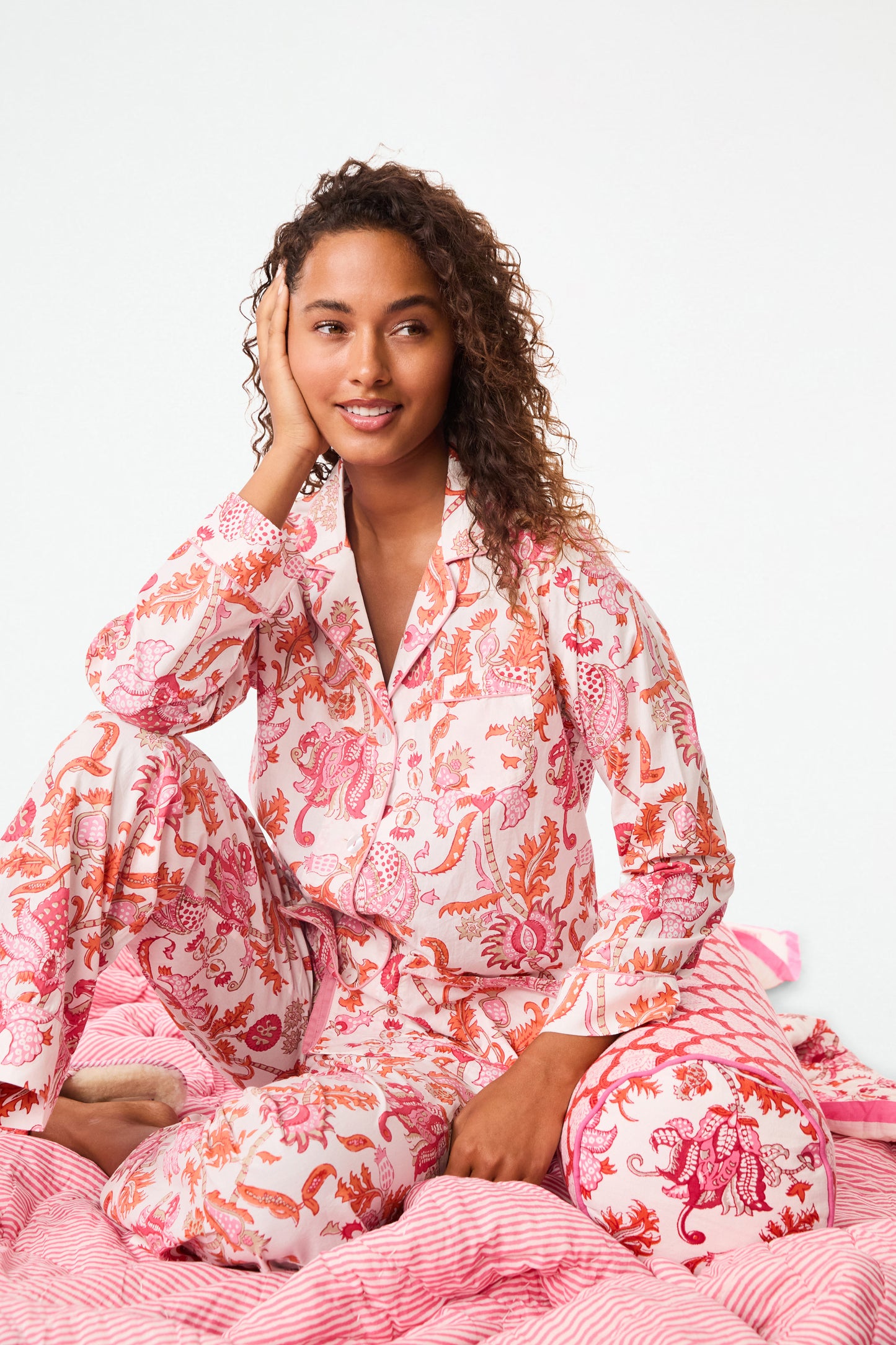 Roller Rabbit Orange Amanda Loungewear