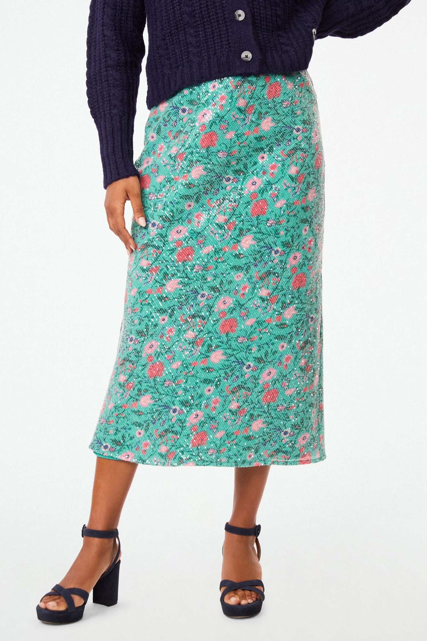 Roller Rabbit Pavone Floral Natalie Skirt