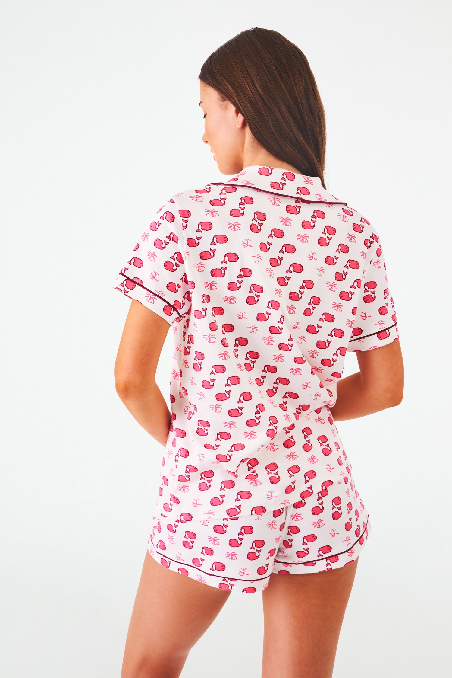 Roller Rabbit Pink Moby Polo Pajamas