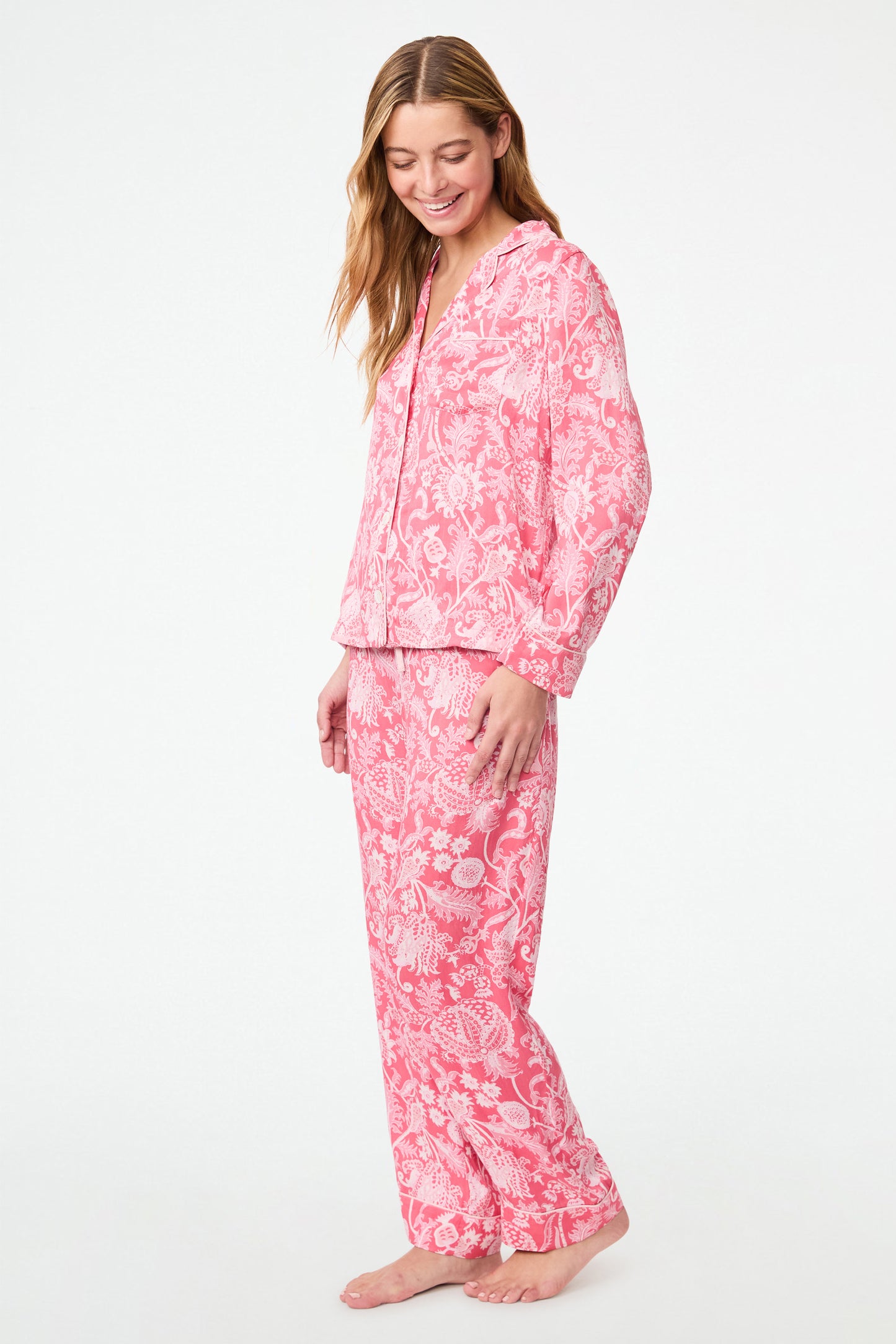 Roller Rabbit Silk Rose Amanda Loungewear