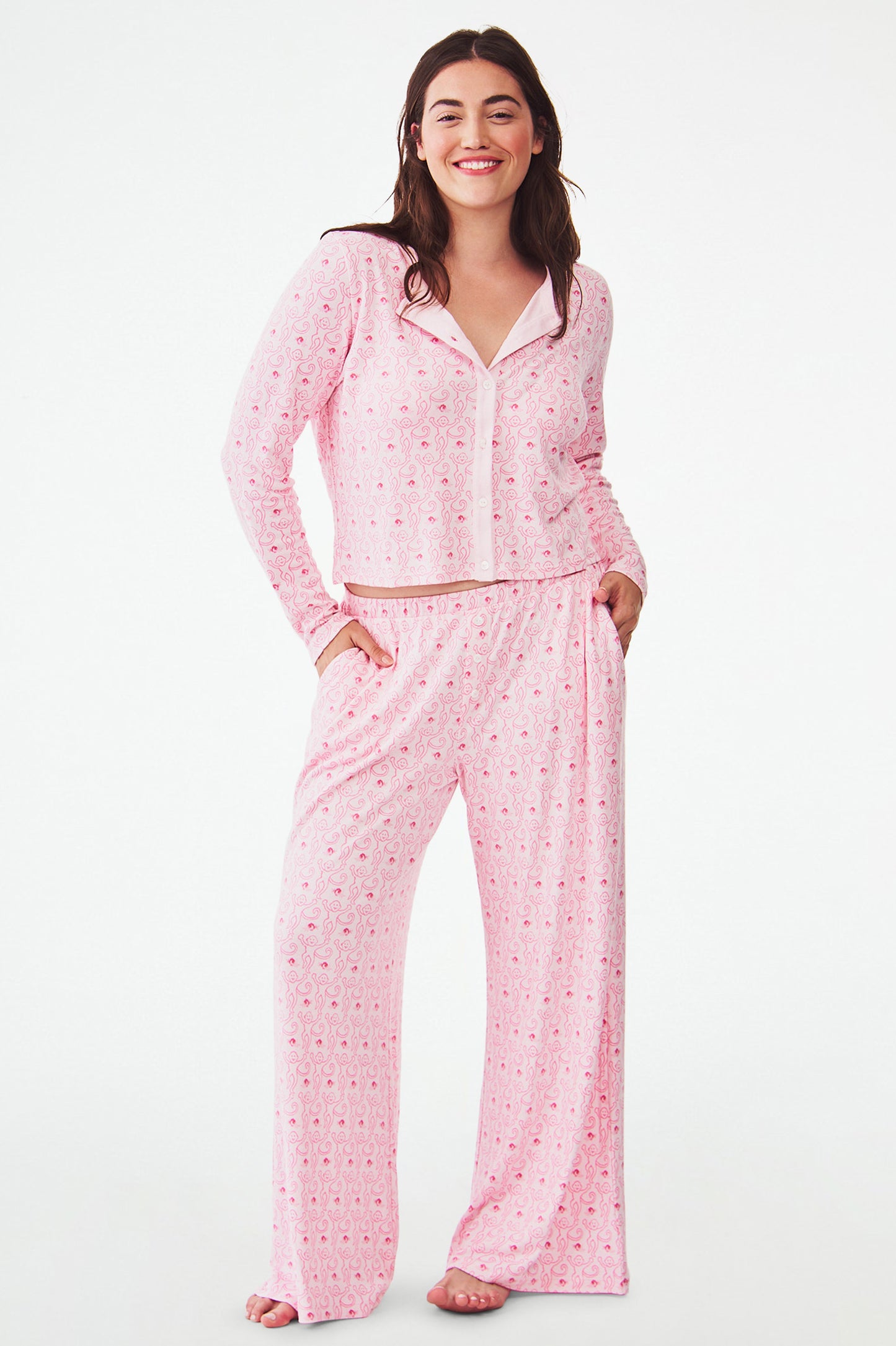 Roller Rabbit Monkey Rosebud Boden Pant