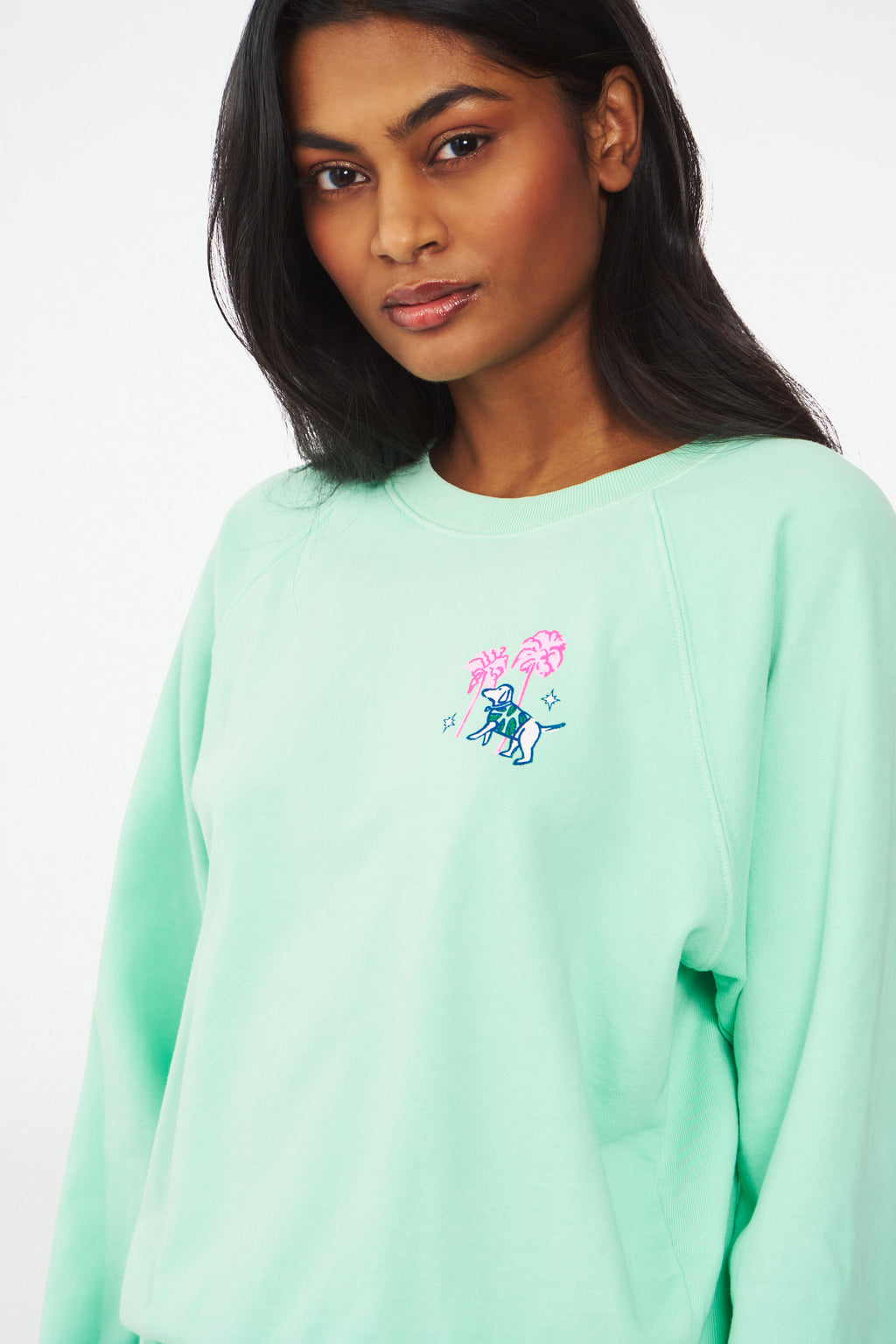 Beverly Hills Monkey Crewneck | Roller Rabbit