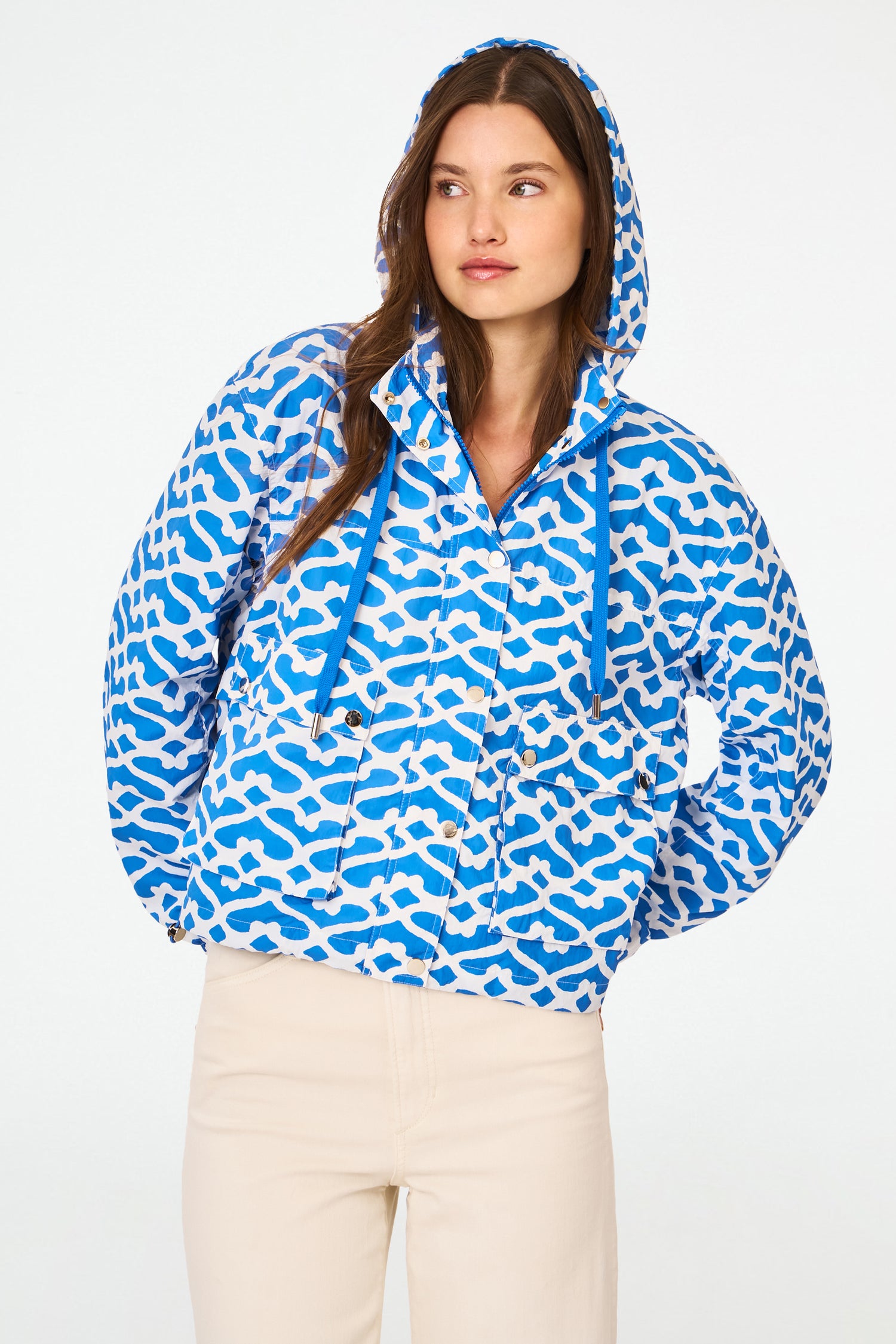 Roller Rabbit Blue Big Cata Bay Windbreaker  view 1