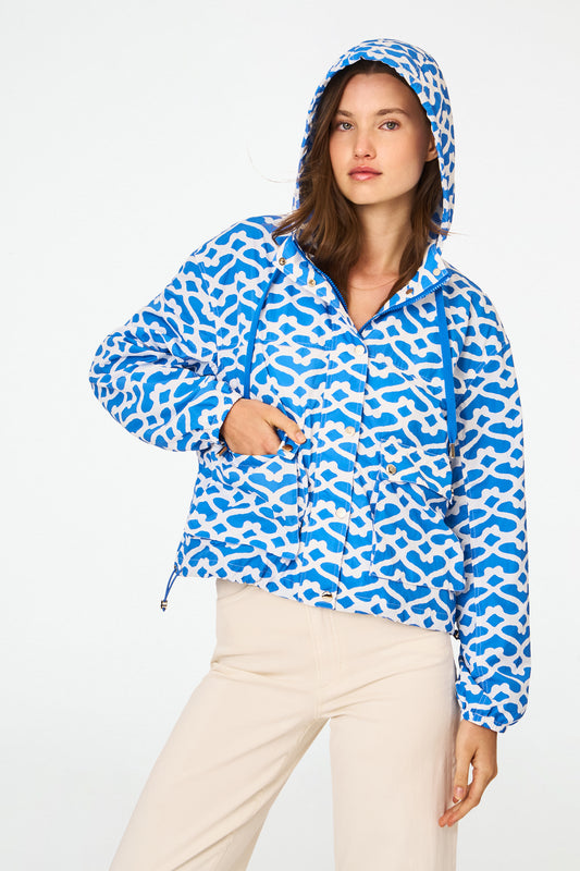 Roller Rabbit Blue Big Cata Bay Windbreaker view 2