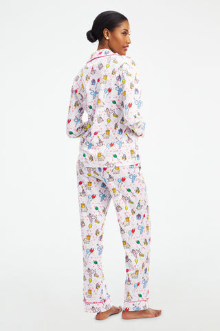 Birthday Bonanza Long Sleeve Polo Pajamas