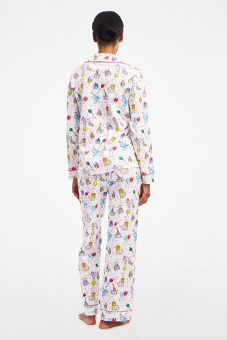 Birthday Bonanza Long Sleeve Polo Pajamas