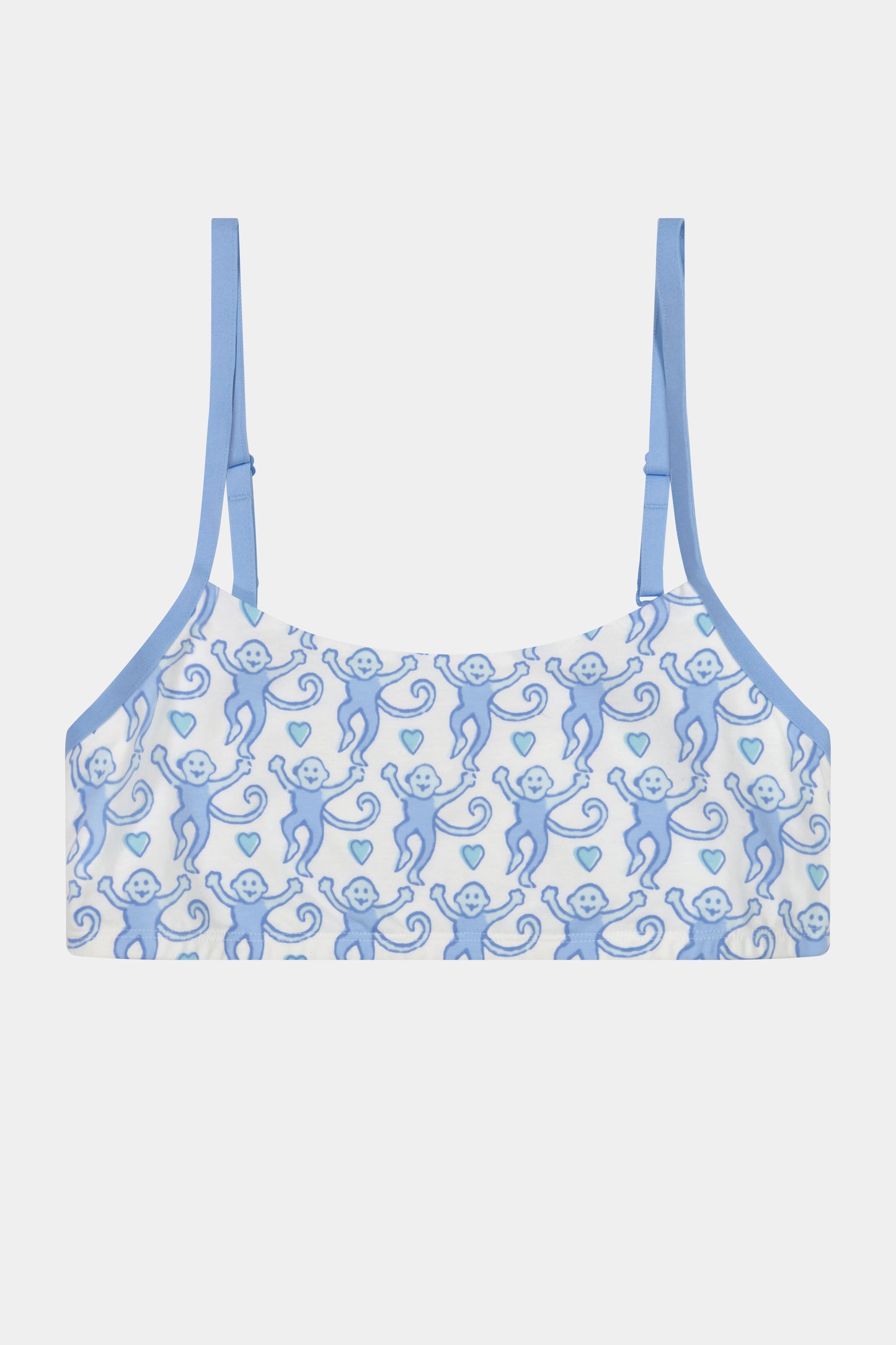 Roller Rabbit Blue Lovely Monkey Grove Bralette