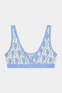 Roller Rabbit Blue Lovely Monkey Leroy Bralette 